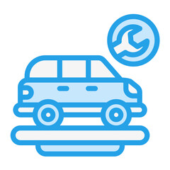 Car repair Vector Icon Design Illustration