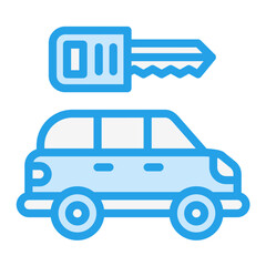 Key Vector Icon Design Illustration