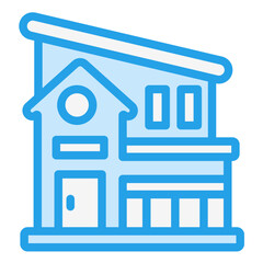 Villa Vector Icon Design Illustration