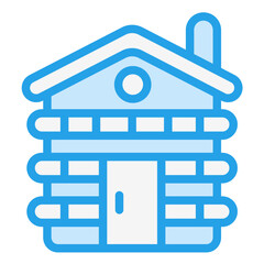 Cabin Vector Icon Design Illustration
