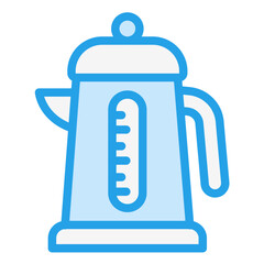 Electric Kettle Vector Icon Design Illustration