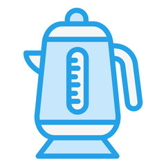 Electric Kettle Vector Icon Design Illustration