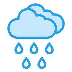 Rain Vector Icon Design Illustration