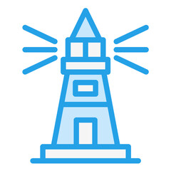 Lighthouse Vector Icon Design Illustration