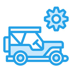 Jeep Service Vector Icon Design Illustration