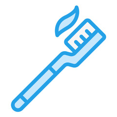 Toothbrush Vector Icon Design Illustration