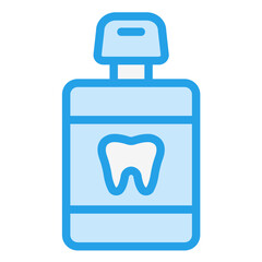 Mouthwash Vector Icon Design Illustration