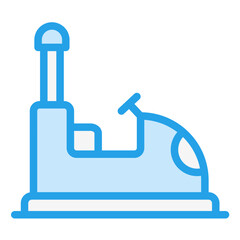 Bumper Car Vector Icon Design Illustration