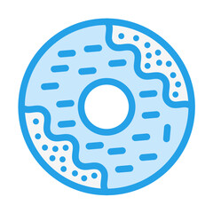 Doughnut Vector Icon Design Illustration