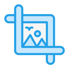 Obraz premium Crop Vector Icon Design Illustration