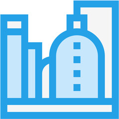 Oil Factory Vector Icon Design Illustration