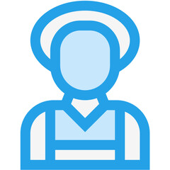 Obraz premium Maid Vector Icon Design Illustration