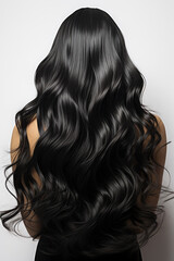 Fototapeta premium Schwarze Haare