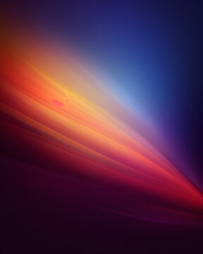 Multi-Layered Abstractions in Deep Navy and Amber