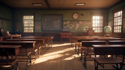 A Teacher in a Classroom Demonstrating Patience and Commitment