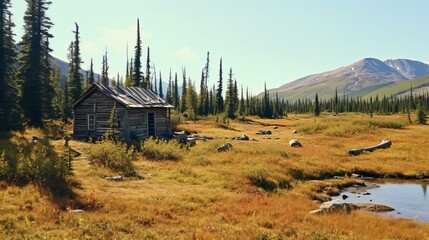 wilderness adventures in the Yukon - obrazy, fototapety, plakaty