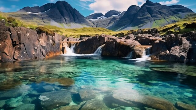 The Ethereal Beauty of the Fairy Pools on the Isle of Skye © mattegg