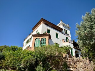 The Casa Trias in Parc Güell. The Casa Trias means "Trias' Home"
