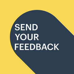 send your feedback badge.