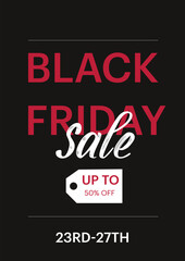 Black Friday banner.