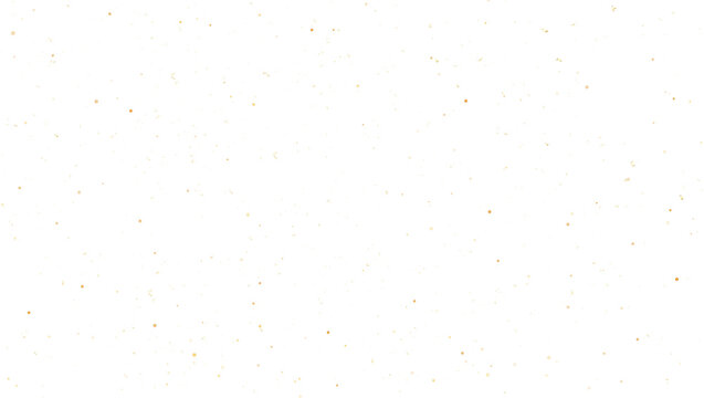 Festive vector background with gold glitter and confetti for christmas celebration. White background with glowing golden particles.