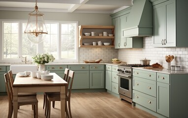 Kitchen Painted Cabinets Decor - Powered by Adobe