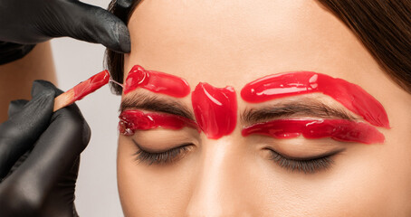 The make-up artist does Long-lasting styling of the eyebrows and will color the eyebrows. Eyebrow...