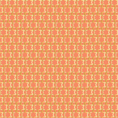 Abstract golden vector geometric seamless pattern. Traditional oriental ornament with outline stars, mesh, grid, flower silhouettes. Elegant repeat geo design.