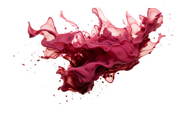 Maroon Paint Explosion on a transparent background.