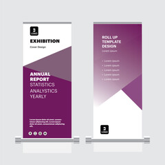 Roll up banner for business use.