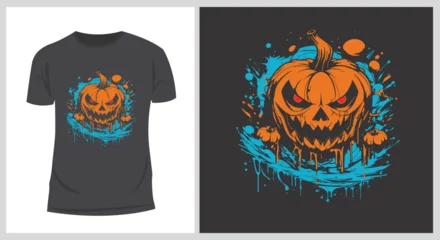 Fotobehang Halloween T-shirt design, Halloween art, Best T-Shirt for Halloween © HK Art