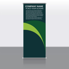 Roll up banner for business use.