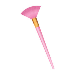 Isolated makeup brush colored fashion icon Vector illustration