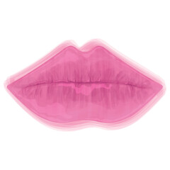 Isolated lips with lipgloss Makeup Vector illustration