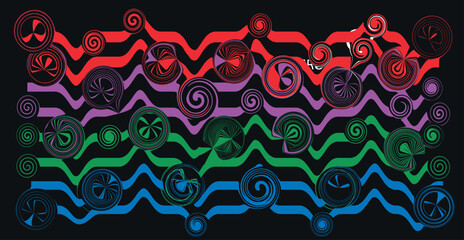 Abstract background making adobe illustrator.