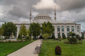 Russia. Dagestan. October 23, 2022. The Central Juma Mosque in the city of Makhachkala.