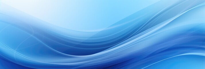 Abstract blue wavy background with dynamic effect.