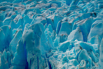 Grey glacier in Torres del Paine National Park, in Chilean Patagonia