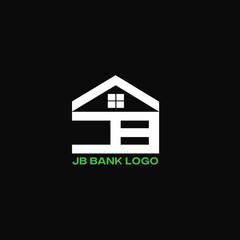 JB letter Bank business logo