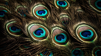 Fototapeta premium Peacock background