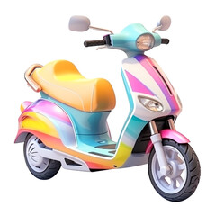 Toy scooter png toy retro motorcycle png Toy scooter transparent background colorful toy scooter png retro motorcycle transparent background