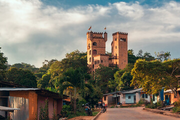 Amazonian Charm: Lamas Street with Castle in the Distance © Daniel Ochoa