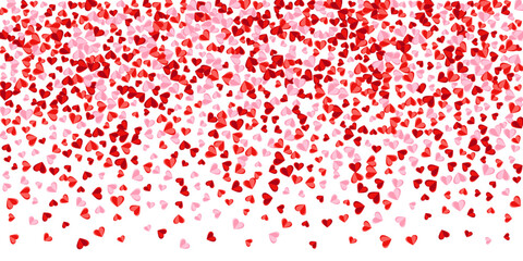 Papercut pink heart symbols beautiful vector background. Valentine carnival decor. Poster backdrop.