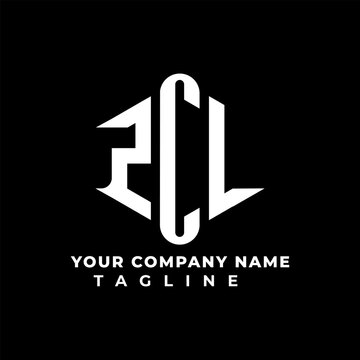 ZCL letter logo creative design with vector graphic  Vector
