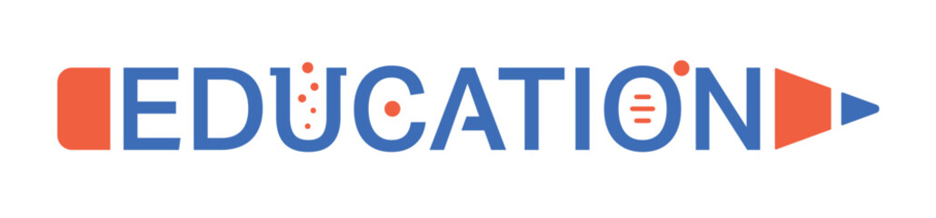 education word. education and pencil concept