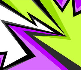 Minimalist background with gradient sharp and arrow pattern and with some copy space area