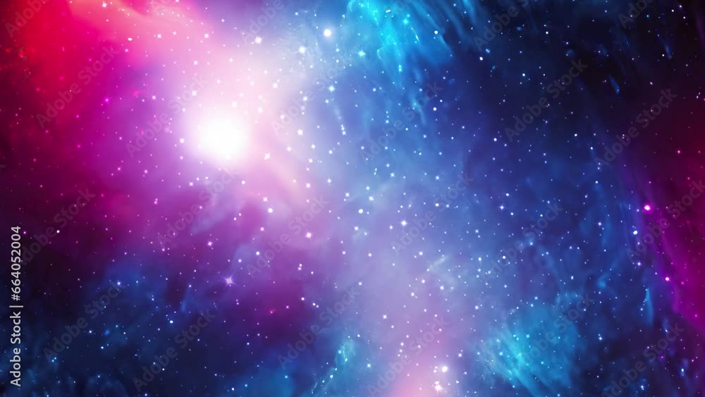 Wall mural galaxy and nebula. abstract space background. endless universe with stars and galaxies in outer spac