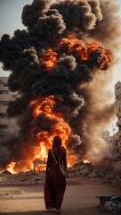 Bilder des Krieges, gen ai