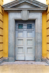 Fototapeta premium Old doors with granite surroundings