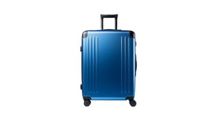 modern travel suitcase isolated on background